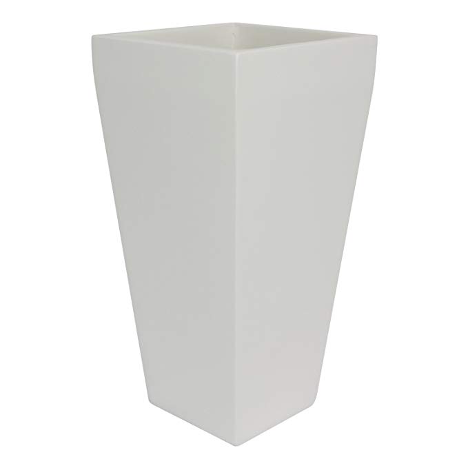 Edinburgh Tall Square Fiberglass Planter (L:7