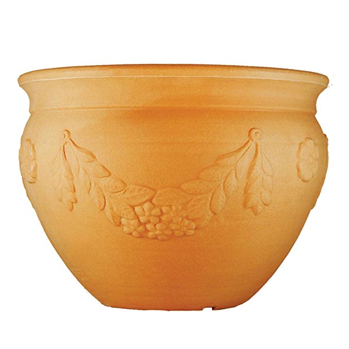 Tusco GB12WTC Garland Bowl, Terra Cotta, 12-Inch