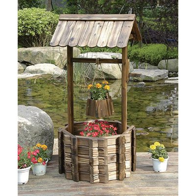 Grand Wishing Well Planter - Inspires Grand-Scale Wishing