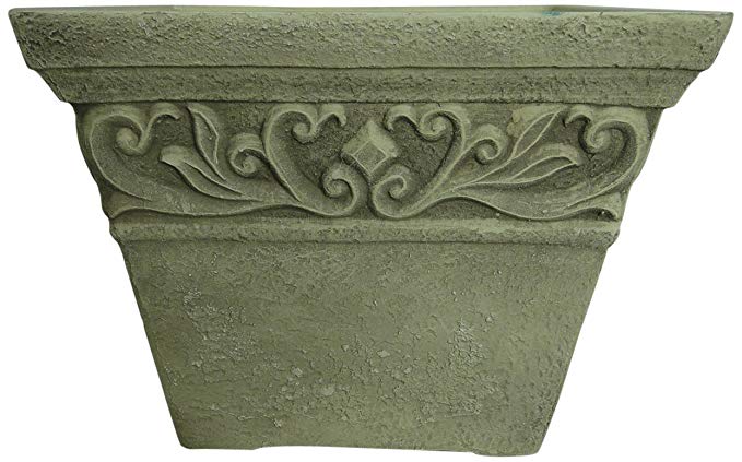 GCD-Austram Somerset Planter, 11.8 by 9.3-Inch, Sunwash White