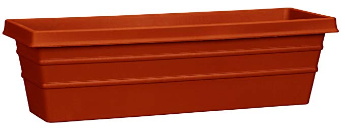 Akro-Mils Planters Pride MSW30000F04 30-Inch Terra Cotta Marina Box Planter