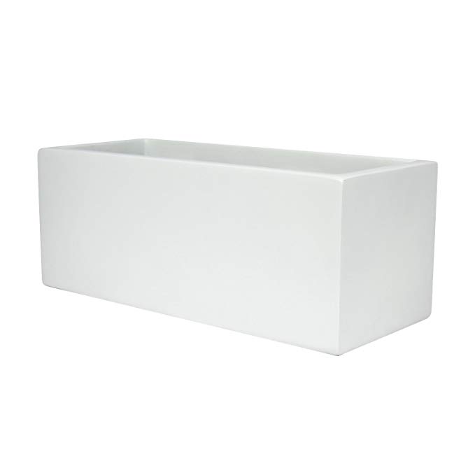 Brisbane Rectangle Fiberglass Planter Box (L:24