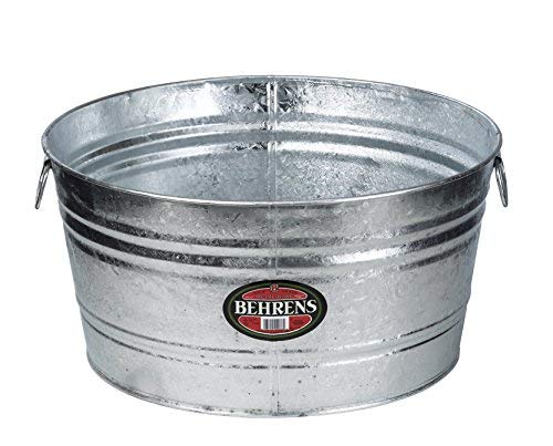 Behrens 1, 11-Gallon Round Steel Tub