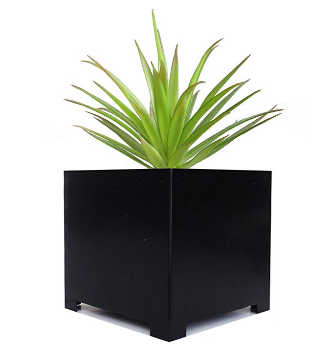 Alora Cube Planter - Black - 10