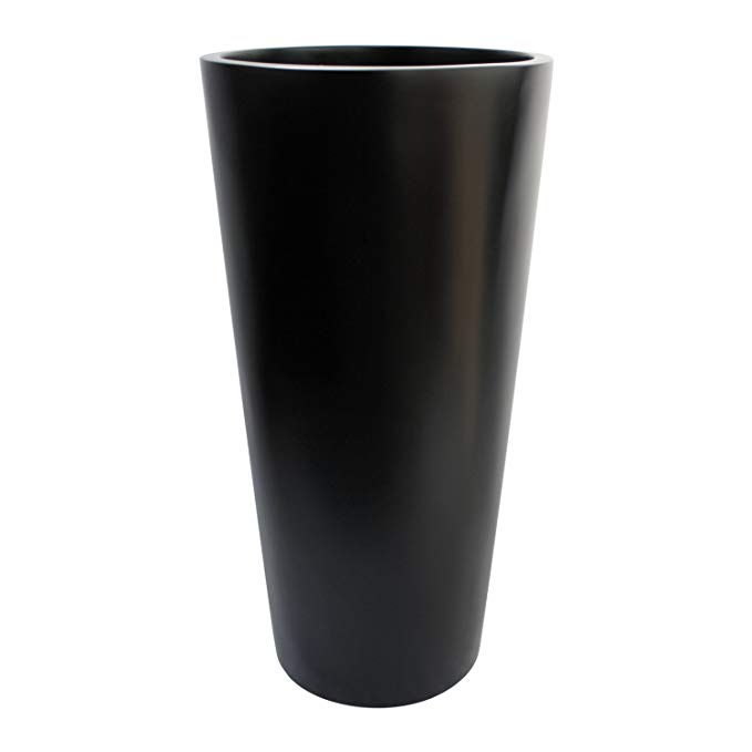 Dublin Tall Round Cylinder Fiberglass Planter (D:7