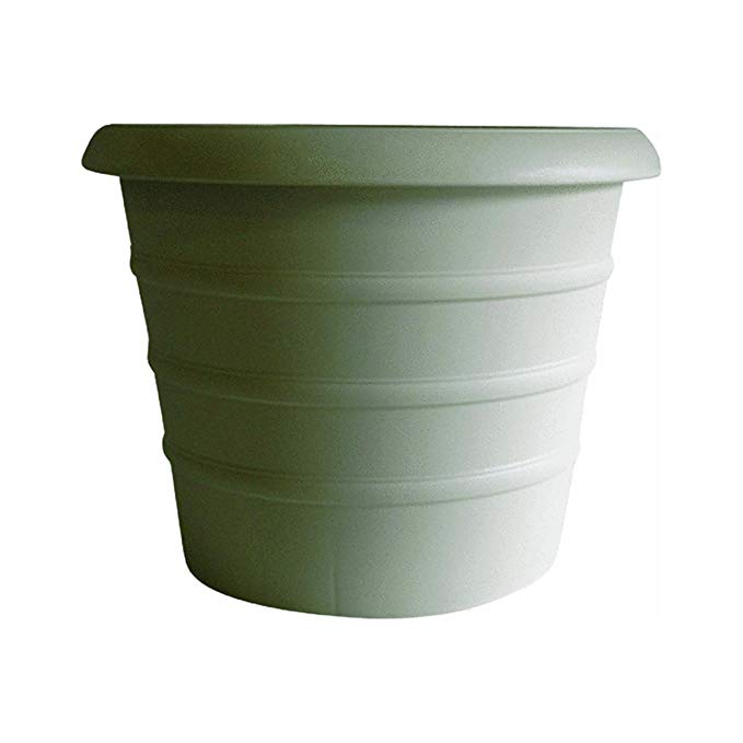 Akro-Mils 20-Inch Marina Series Planter, Champagne White