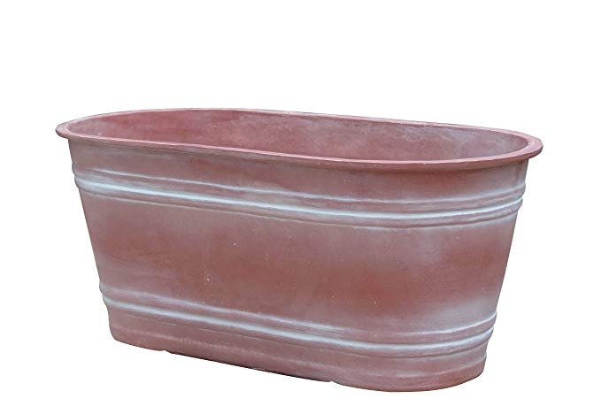 GCD-Austram Willow Oval Terra Cotta Planter