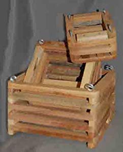 Slat Baskets, Cedar, 3 set