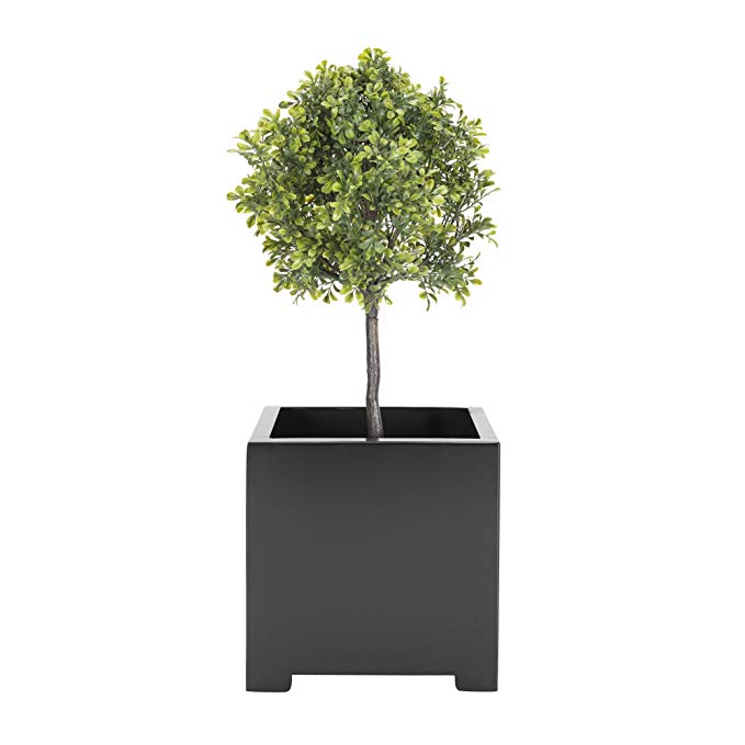 Alora Cube Planter - Black - 14