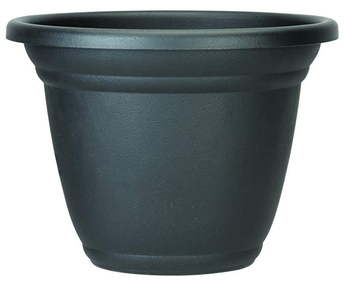 Akro Mils MOA22000G18 22-Inch Stone Mojave Planter, Black Onyx