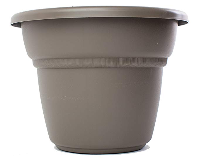 Bloem MP2024-60 Milano Planter, 24-Inch, Peppercorn