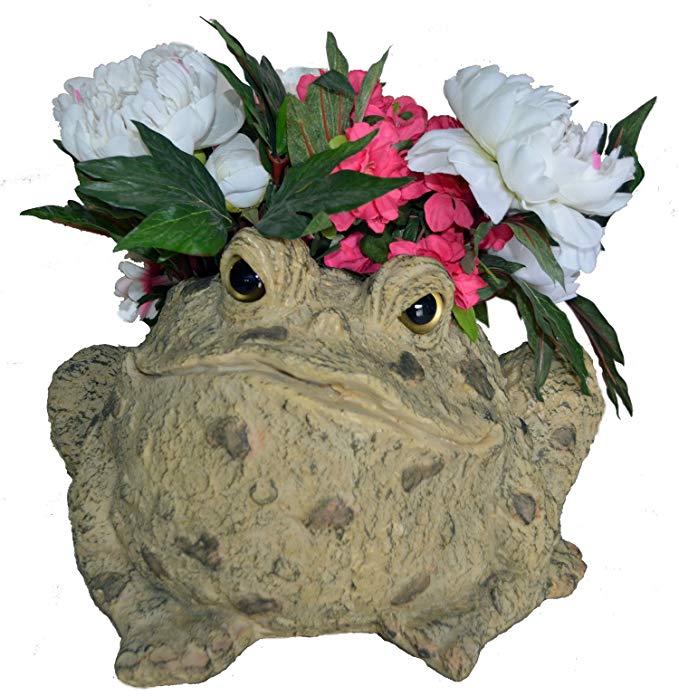 HomeStyles Toad Hollow Extra Large Toad Planter 10.5